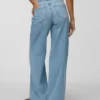 Vmsandie – Stretch-Jeans mit mittlerer Leibhöhe und weitem Schnitt – Cropped-Jeans