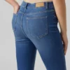 Vmselina High-Rise-Jeans mit ausgestelltem Schnitt