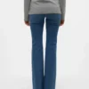 Vmselina High-Rise-Jeans mit ausgestelltem Schnitt