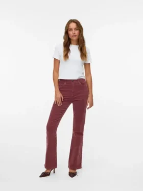 Vmsiga Cordhose mit hoher Leibhöhe