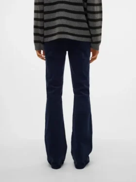 Vmsiga Cordhose mit hoher Leibhöhe