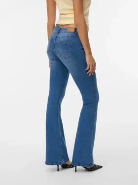 Vmsigi Jeans mit niedriger Leibhöhe und ausgestelltem Schnitt