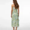 Vmsmilla Langes Kleid
