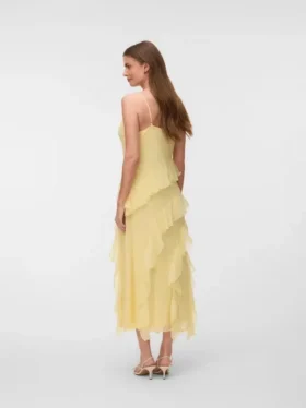Vmsmilla Langes Kleid