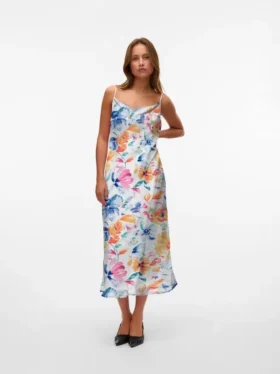 Vmsmilla Langes Kleid