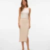 Vmsofia Midi-Rock mit hoher Taille