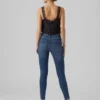 VMSophia High-Rise-Jeans in Slim-Fit