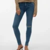 VMTanya Mid-Rise-Jeans in Skinny-Passform
