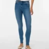 VMTanya Mid-Rise-Jeans in Skinny-Passform
