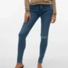 VMTanya Mid-Rise-Jeans in Skinny-Passform