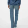 Vmtessa High-Rise-Jeans in gerader Passform