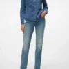 Vmtessa High-Rise-Jeans in gerader Passform