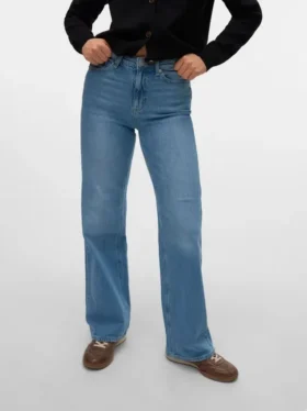 Vmtessa High-Rise-Jeans in weiter Passform