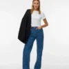 Vmtessa High Rise Wide Fit – Cropped-Jeans