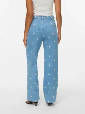 Vmtessa High Rise Wide Fit – Cropped-Jeans