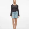 Vmtessa High Waist Shorts-Rock