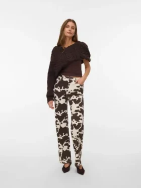 Vmtessa Jeans mit hoher Leibhöhe und weitem Bein