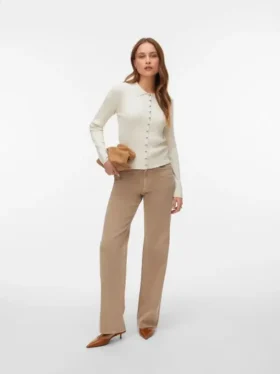 Vmtessa Jeans mit hoher Leibhöhe und weitem Bein