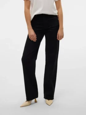 Vmtessa Jeans mit hoher Leibhöhe und weitem Bein
