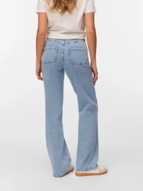 Vmtessa Jeans mit hoher Leibhöhe und weitem Bein