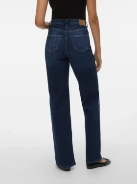 Vmtessa Jeans mit hoher Leibhöhe und weitem Bein