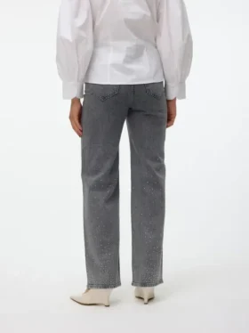 Vmtessa Jeans mit hoher Leibhöhe und weitem Bein