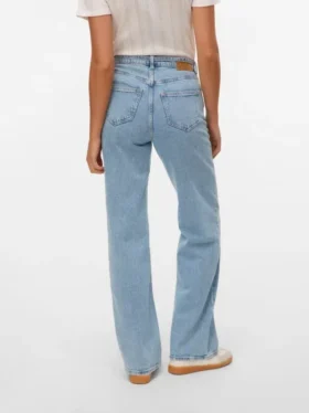 Vmtessa Jeans mit hoher Leibhöhe und weitem Bein