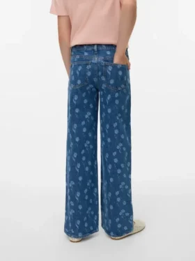 Vmtessa Jeans mit hoher Leibhöhe und weitem Bein