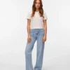 Vmtessa Jeans mit hoher Leibhöhe und weitem Bein