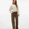 Vmtessa Jeans mit hoher Leibhöhe und weitem Bein