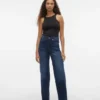 Vmtessa Jeans mit hoher Leibhöhe und weitem Bein