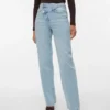 Vmtessa Jeans mit hoher Leibhöhe und weitem Bein