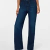 Vmtessa Jeans mit hoher Leibhöhe und weitem Bein