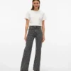 Vmtessa Jeans mit hoher Leibhöhe und weitem Bein