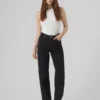 Vmtessa Jeans mit hoher Leibhöhe und weitem Bein