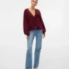 Vmtessa Jeans mit hoher Leibhöhe und weitem Bein