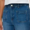 Vmtessa Jeans mit hoher Leibhöhe und weitem Bein