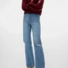 Vmtessa Jeans mit hoher Leibhöhe und weitem Bein