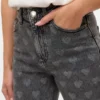 Vmtessa Jeans mit hoher Leibhöhe und weitem Bein