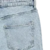 Vmtessa Jeans mit Strasssteinen, hohem Bund und weitem Bein