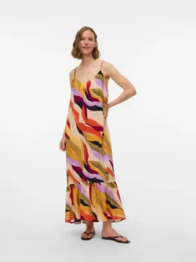 Vmtilly Langes Kleid