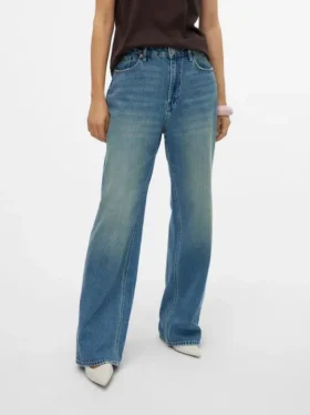 Vmtokey Jeans mit niedriger Taille und gerader Passform