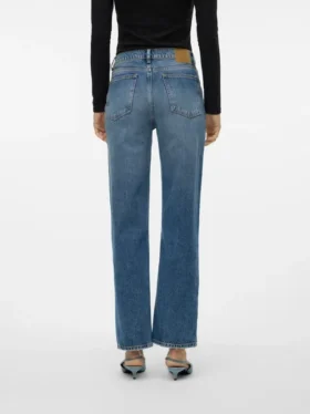 Vmvalerie Jeans mit mittlerer Leibhöhe und lockerer Passform