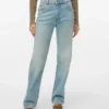 Vmvalerie Mid Rise Straight Fit Jeans