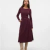 Vmvienna Midi-Rock aus Cord mit hoher Taille