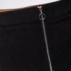 Vmvienna Midi-Rock aus Cord mit hoher Taille