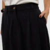 Vmvienna Midi-Rock aus Cord mit hoher Taille