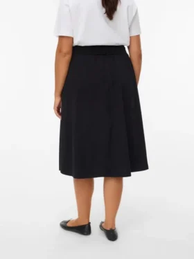 Vmvilja Cord-Midirock mit hoher Taille
