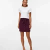 Vmvilja Cordrock mit hoher Taille als Short