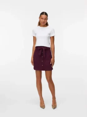 Vmvilja Cordrock mit hoher Taille als Short